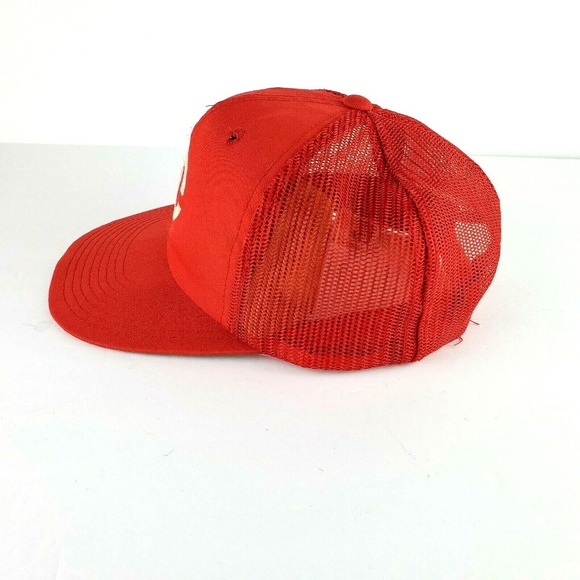 Vintage Cincinnati Reds Plain Logo Snapback Hat - Picture 2 of 6